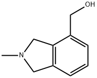 2,3-dihydro-2-Methyl-1H-Isoindole-4-Methanol 结构式