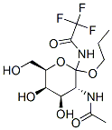 trifluoroacetamidopropyl-2-acetamido-2-deoxygalactopyranoside 结构式