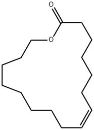 (Z)-氧代环十七碳-8-烯-2-酮 结构式