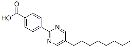 4-(5-Octyl-2-pyrimidinyl)-benzoic acid 结构式