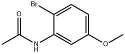 N-乙酰基-2-溴-5-甲氧基苯胺 结构式