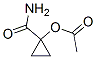 Cyclopropanecarboxamide, 1-(acetyloxy)- (9CI) 结构式