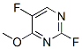 Pyrimidine, 2,5-difluoro-4-methoxy- (9CI) 结构式