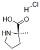 (S)-2-甲基吡咯烷-2-甲酸盐酸盐 结构式