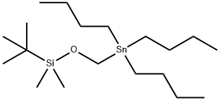 Tert-butyl-dimethyl-(tributylstannylmethoxy)silane 结构式