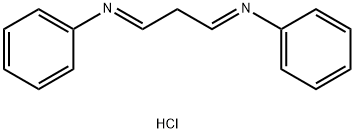 盐酸-N-(3-苯氨基-2-丙烯亚基)苯胺 结构式