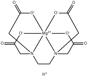 Ethylenediaminetetraacetic acid, magnesium salt 结构式
