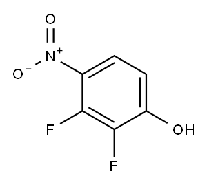 2,3-二氟-4-硝基苯酚 结构式
