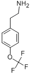 2-(4-三氟甲氧基苯基)乙胺 结构式