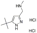 [(5-tert-Butyl-1H-pyrazol-3-yl)methyl]methylaminedihydrochloride 结构式