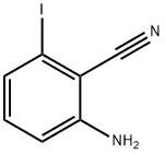 2-氨基-6-碘苄腈 结构式