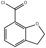 2,3-二氢-1-苯并呋喃-7-碳酰氯 结构式