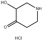 4-Piperidinone, 3-hydroxy-, hydrochloride 结构式