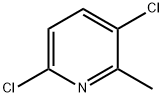 3,6-二氯-2-甲基吡啶 结构式