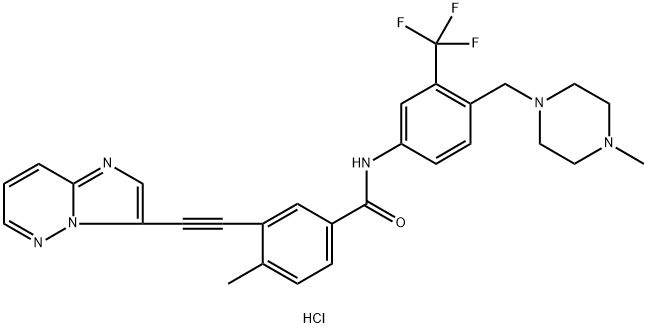 PONATINIB三盐酸盐 结构式