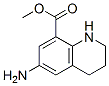 8-Quinolinecarboxylicacid,6-amino-1,2,3,4-tetrahydro-,methylester(9CI) 结构式