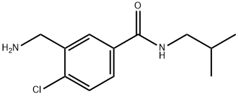 3-氨甲基-4-氯-N-异丙基苯甲酰胺盐酸盐 结构式