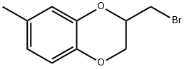 2-(Bromomethyl)-7-methyl-2,3-dihydrobenzo[b][1,4]dioxine 结构式