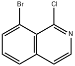 1-氯-8-溴异喹啉 结构式