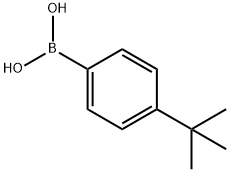4-叔丁基苯硼酸 结构式