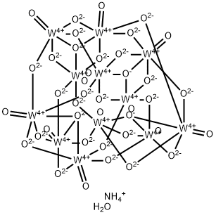 偏钨酸铵水合物 结构式