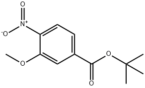 TERT-BUTYL 3-METHOXY-4-NITROBENZOATE 结构式