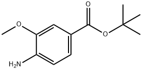 4-氨基-3-甲氧基苯甲酸叔丁酯 结构式