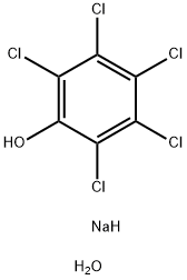 1,2,3,4,5-五氯酚钠 结构式