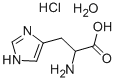 DL-组氨酸盐酸盐一水物 结构式