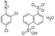 2,4-二氯重氮苯 1,5-萘二磺酸盐水合物 结构式