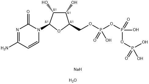 5-胞苷三磷酸钠盐水合物 结构式