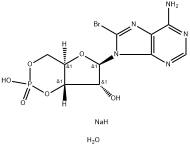 8-Bromoadenosine3′,5′-cyclicmonophosphatesodiumsaltmonohydrate