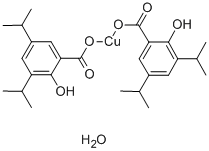 3,5-二异丙基水杨酸铜水合物 结构式