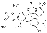 百里酚酞单磷酸二钠盐三水合物 结构式