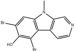 9-methyl-7-bromoeudistomin D 结构式