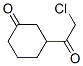 Cyclohexanone, 3-(chloroacetyl)- (9CI) 结构式