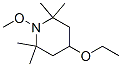 Piperidine, 4-ethoxy-1-methoxy-2,2,6,6-tetramethyl- (9CI) 结构式