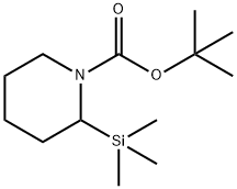 1-BOC-2-TRIMETHYLSILANYLPIPERIDINE 结构式