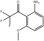 1-(2-氨基-6-甲氧基苯基)-2,2,2-三氟乙酮 结构式