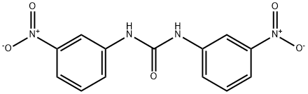 1,3-bis(3-nitrophenyl)urea 结构式