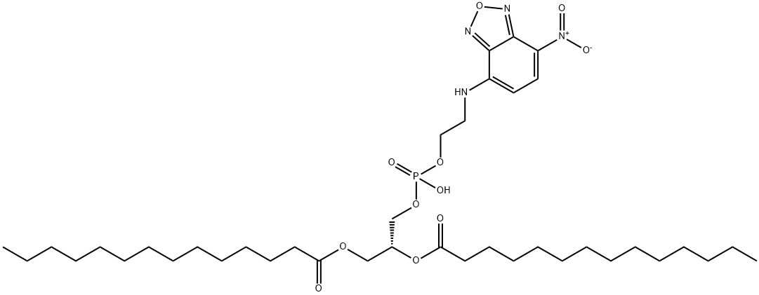 1 2-DIMYRISTOYL-SN-GLYCERO-3-PHOSPHOETHA 结构式