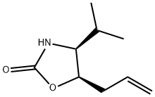 2-Oxazolidinone,4-(1-methylethyl)-5-(2-propenyl)-,(4S-cis)-(9CI) 结构式