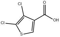 4,5-二氯-3-噻吩羧酸 结构式