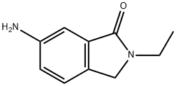6-氨基-2-乙基-2,3-二氢-1H-异吲哚-1-酮 结构式