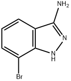 7-溴-1H-吲唑-3-胺 结构式