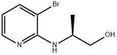 (S)-2-(3-bromopyridin-2-ylamino)propan-1-ol 结构式