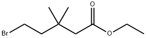Ethyl 5-bromo-3,3-dimethylpentanoate 结构式