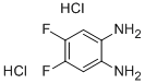 4,5-DIFLUORO-O-PHENYLENEDIAMINE DIHYDROCHLORIDE 结构式