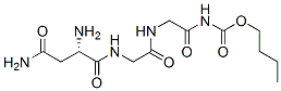 butyloxycarbonyl-asparaginyl-glycyl-glycinamide 结构式