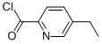 2-Pyridinecarbonyl chloride, 5-ethyl- (9CI) 结构式